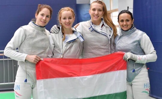 Nyolcadik a női tőrcsapat