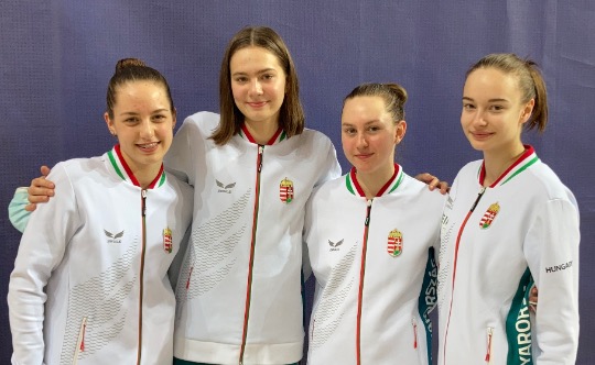 Bronzérmes kadet hölgyek, hatodik junior urak