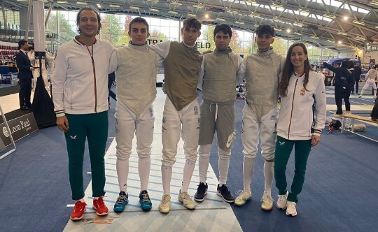 Negyedik a férfi tőrcsapat a junior Vk-n
