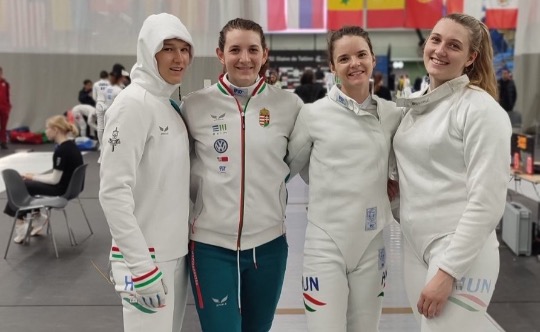 Hatodik a női párbajtőrcsapat