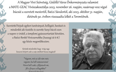 Batizi Sándor gyászszertartása
