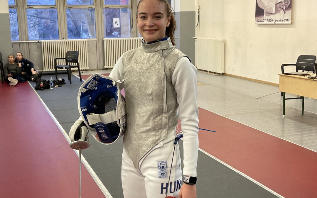Kollár Anna és Zsögön Andor a kadet tőrbajnok