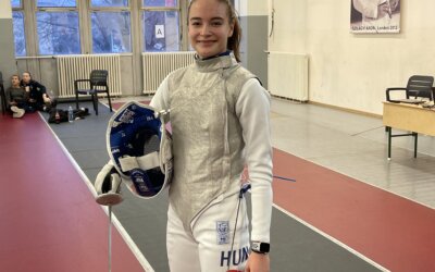 Kollár Anna és Zsögön Andor a kadet tőrbajnok