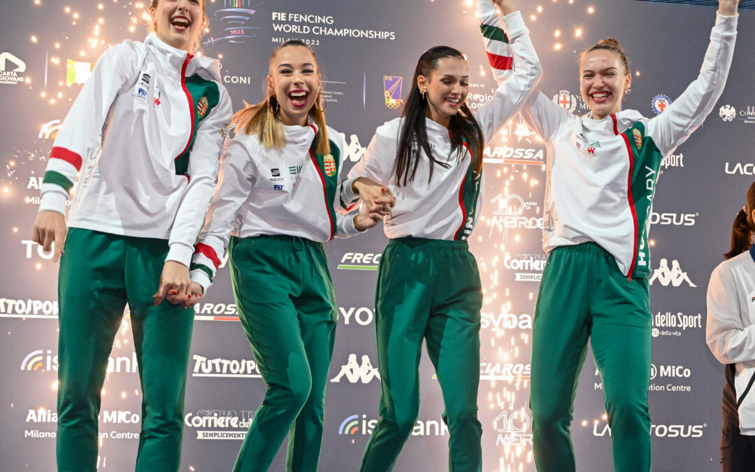 A világ 6. legjobb csapata a magyar női kardválogatott!