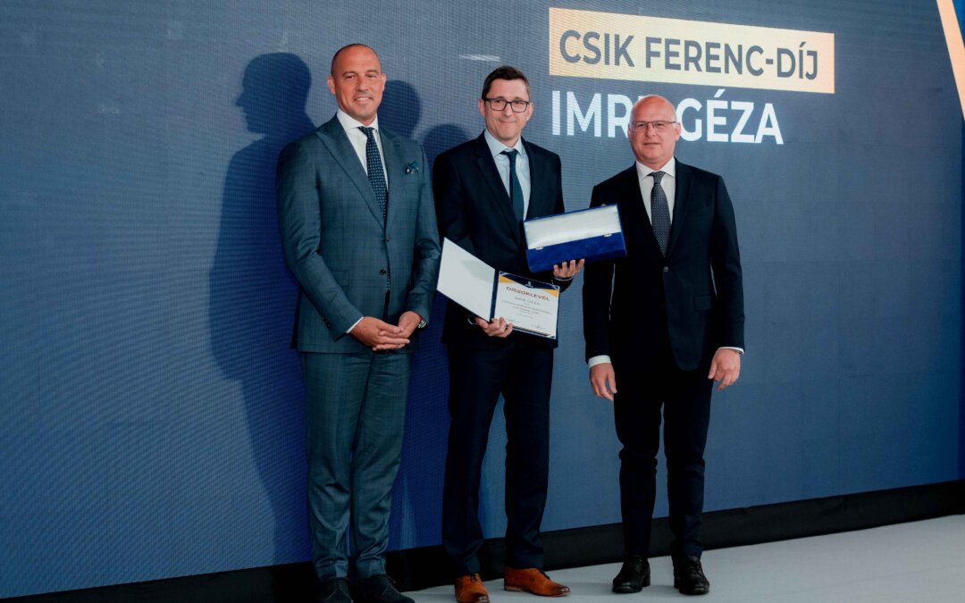 Imre Géza Csik Ferenc-díjat kapott