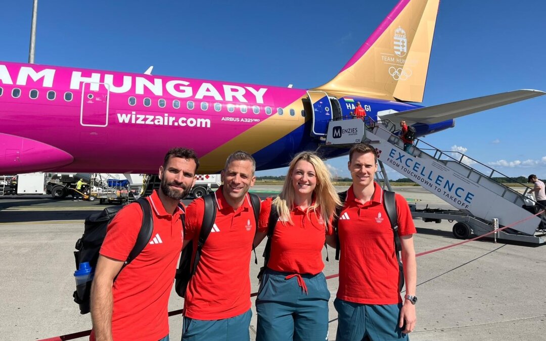 Első csoportunk már az olimpiai faluban