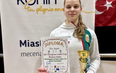 Negyedik és ötödik helyezés kadet kardban