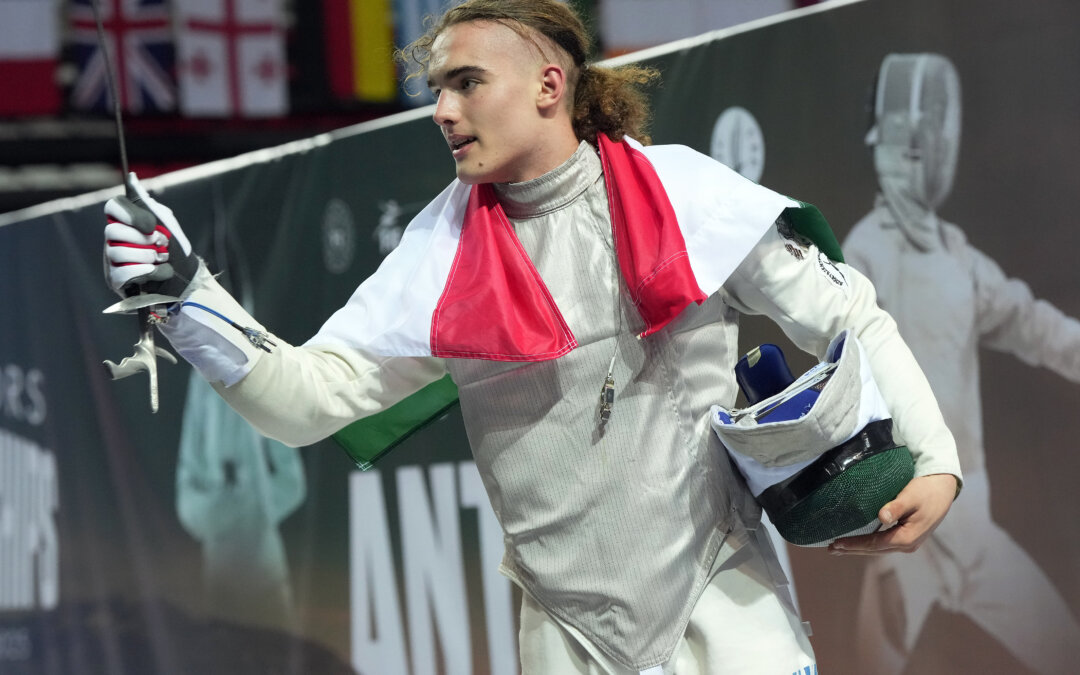 Kosztolányi Hunor aranyérmes a kadet tőr Eb-n!