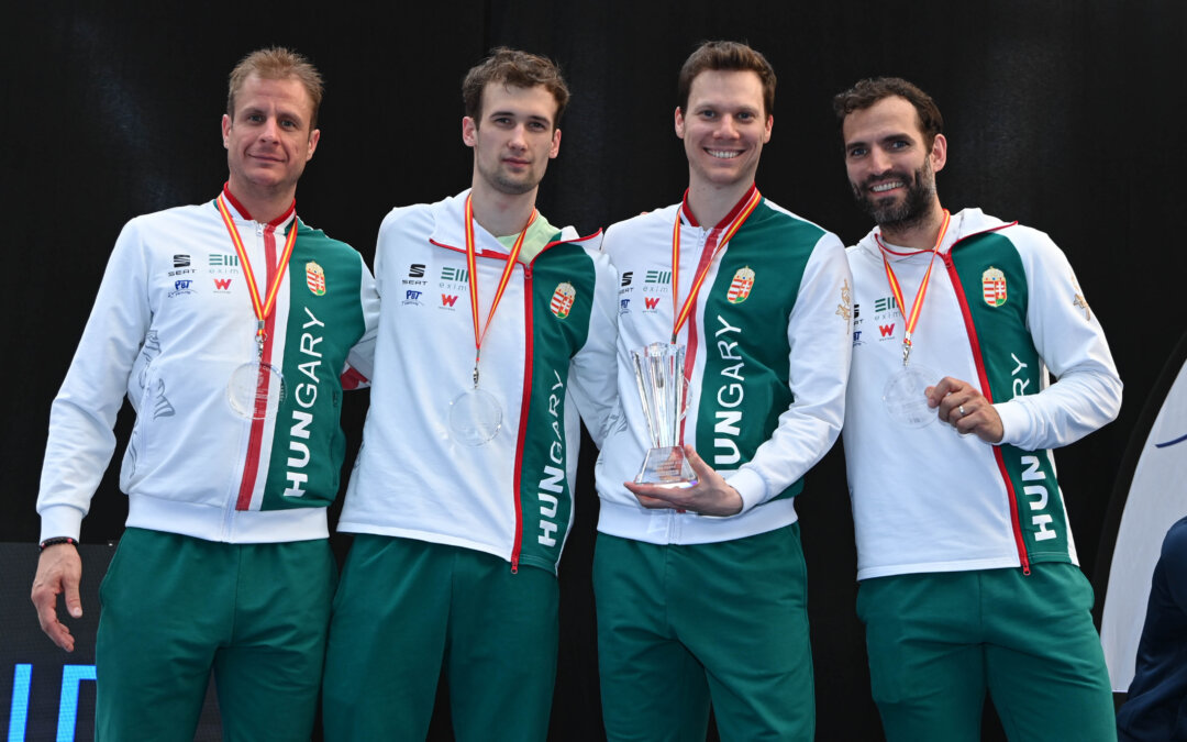 Újabb ezüst a férfi kardcsapattól
