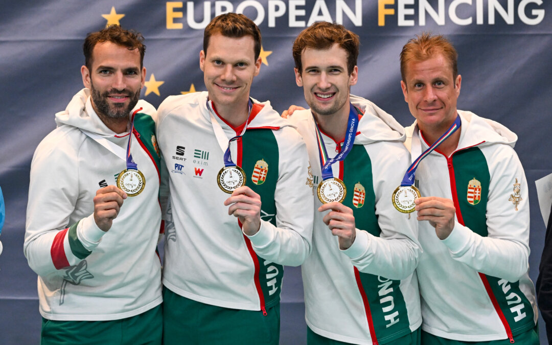 Ismét Európa csúcsán a kardcsapat