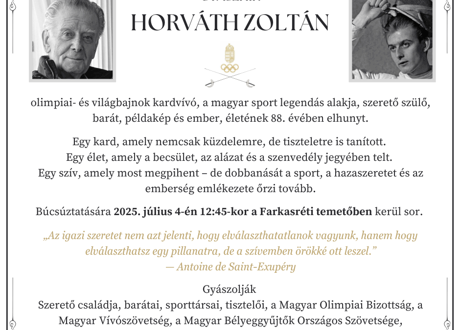 Horváth Zoltán búcsúztatása
