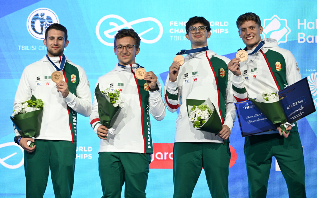 Férfi tőrcsapat: vb-bronz, 38 év után!