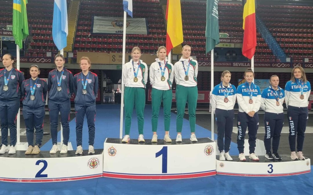 Aranyérmes női tőrcsapat: katonadolog!