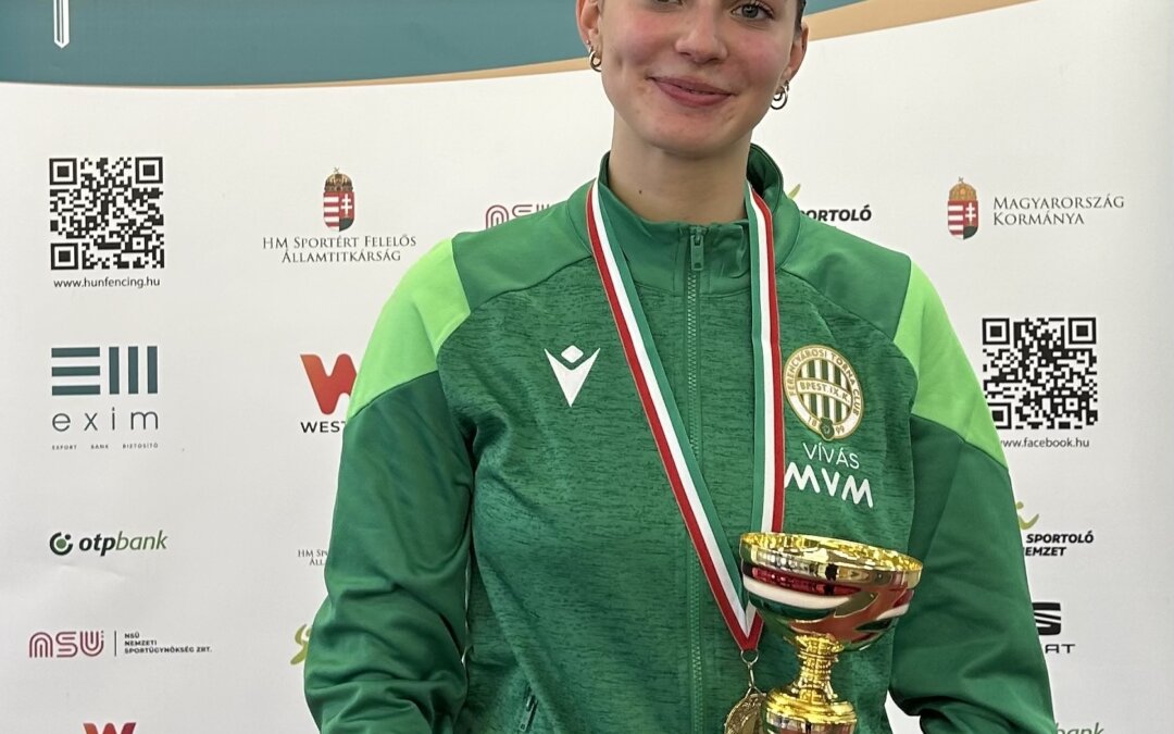 Papp Jázmin és Grósz Roland a junior aranyérmes