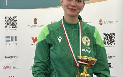 Papp Jázmin és Grósz Roland a junior aranyérmes