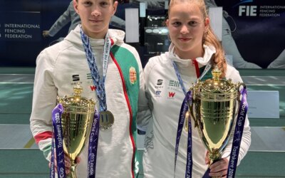 Rácz Brigi arany-, Fodor Bendegúz ezüstérmes a kadet vk-n!