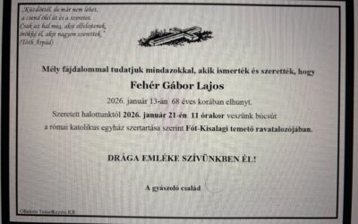 Fehér Gábor temetése