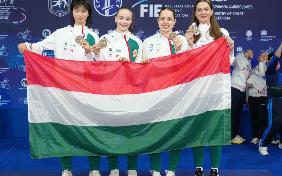 Junior történelemírás: női tőrcsapat Eb-arany!