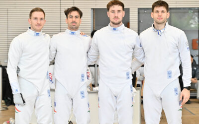 Kilencedik a férfi párbajtőrcsapat