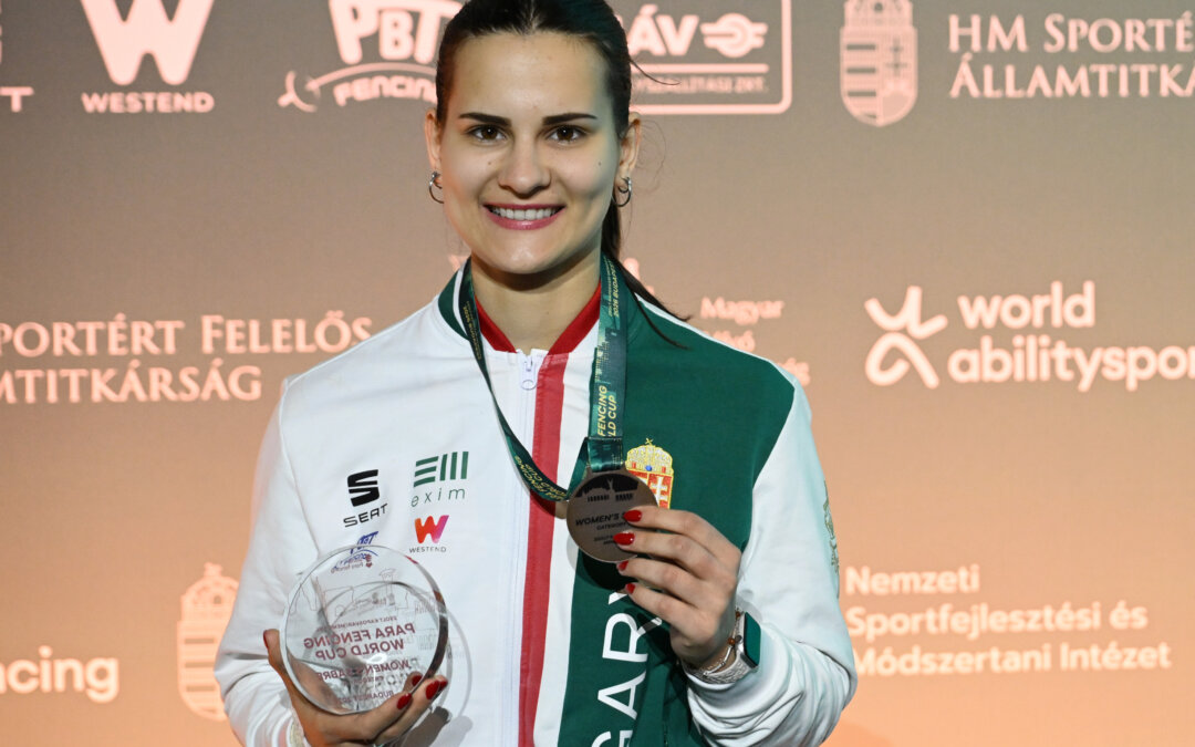 Újabb bronz a paravívó vk-n Nádasdy Annától