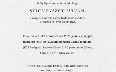 Szlovenszky István temetése