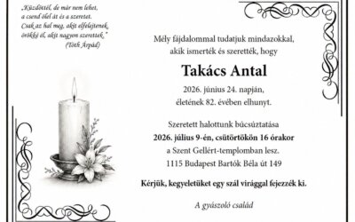 Búcsú Takács Antaltól